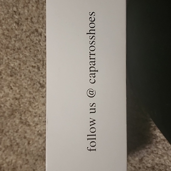 Caparros Eliza Black Satin Peep-Toe Pumps | Size 7 - Picture 6 of 6